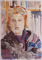 Isabell 01, Portrait, Pastell